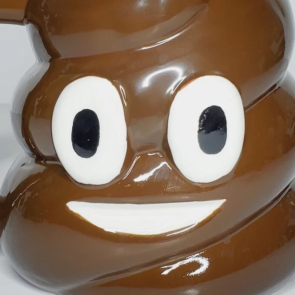 Poop Emoji Ceramic Mug - Picture 7 of 7
